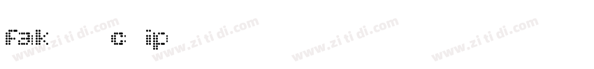 fake receipt字体转换